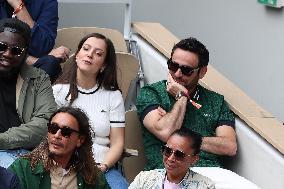 Celebrities In Stands During The 2024 French Open - Village Day Nine NB