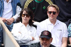 Celebrities In Stands During The 2024 French Open - Village Day Nine NB