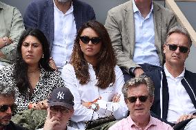 Celebrities In Stands During The 2024 French Open - Village Day Nine NB