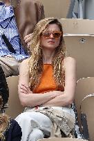 Celebrities In Stands During The 2024 French Open - Village Day Nine NB