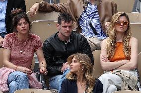 Celebrities In Stands During The 2024 French Open - Village Day Nine NB