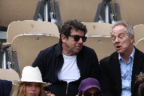 Celebrities In Stands During The 2024 French Open - Village Day Nine NB