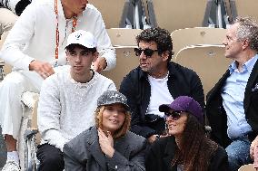 Celebrities In Stands During The 2024 French Open - Village Day Nine NB