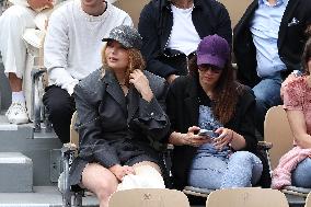 Celebrities In Stands During The 2024 French Open - Village Day Nine NB