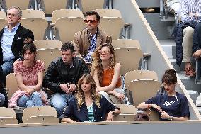 Celebrities In Stands During The 2024 French Open - Village Day Nine NB