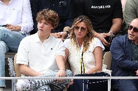 Celebrities In Stands During The 2024 French Open - Village Day Nine NB