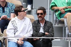 Celebrities In Stands During The 2024 French Open - Village Day Nine NB