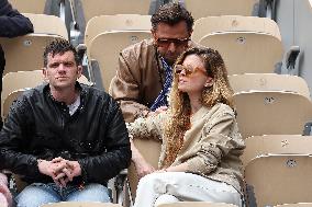 Celebrities In Stands During The 2024 French Open - Village Day Nine NB