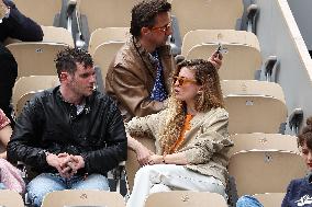 Celebrities In Stands During The 2024 French Open - Village Day Nine NB