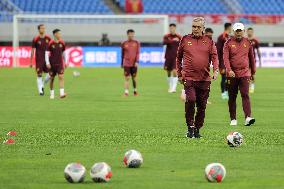 (SP)CHINA-SHENYANG-FOOTBALL-FIFA WORLD CUP QUALIFIER-CHINA VS THAILAND-TRAINING (CN)