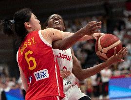 (SP)CHINA-SHAANXI-XI'AN-BASKETBALL-WOMEN-FRIENDLY-CHN VS JPN (CN)