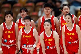 (SP)CHINA-SHAANXI-XI'AN-BASKETBALL-WOMEN-FRIENDLY-CHN VS JPN (CN)