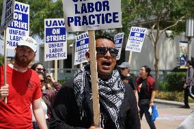U.S.-CALIFORNIA-ORANGE COUNTY-UC IRVINE-ACADEMIC WORKERS-PROTEST
