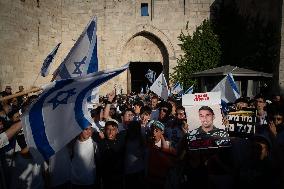 MIDEAST-JERUSALEM-JERUSALEM DAY-FLAG MARCH-CLASHES