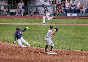 The Reno Aces Play The Salt Lake Bees During A Sold Out Game At Greater Nevada Field In Reno