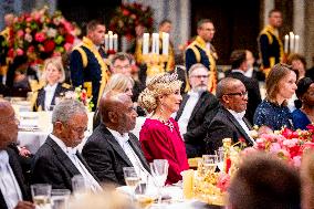 Royals At Diplomatic Corps For A Gala Dinner - Amsterdam