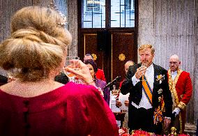 Royals At Diplomatic Corps For A Gala Dinner - Amsterdam