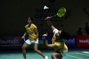 (SP) INDONESIA-JAKARTA-BADMINTON-INDONESIA OPEN-WOMEN'S DOUBLES