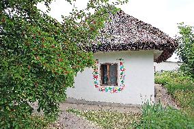 Ukrainian folk guest estate in Petrykivka