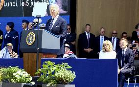 Biden at D-Day ceremony