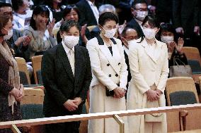 Japanese emperor attends Vienna Boys Choir concert