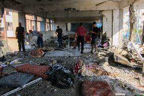 Israeli Strikes on UN-run School - Gaza