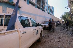 Israeli Strikes on UN-run School - Gaza