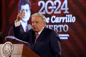President Lopez Obrador Briefing - Mexico