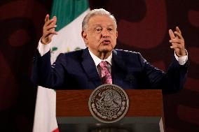 President Lopez Obrador Briefing - Mexico