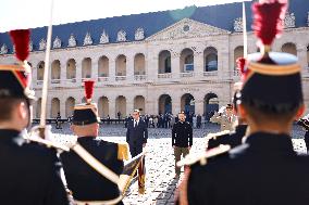 Volodymyr Zelensky At The Invalides - Paris