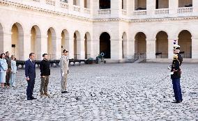 Volodymyr Zelensky At The Invalides - Paris