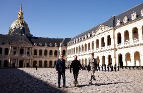 Volodymyr Zelensky At The Invalides - Paris