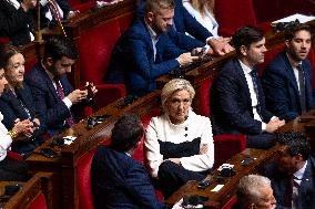 Volodymyr Zelensky At French Parliament - Paris