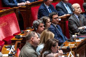 Volodymyr Zelensky At French Parliament - Paris