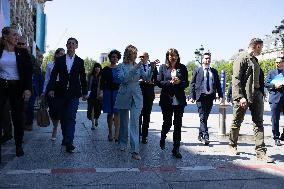 Anne Hidalgo meets with Olena Zelenska - Paris