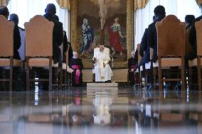 Pope Francis In Private Audiences - Vatican