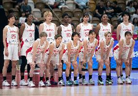 (SP)CHINA-SHAANXI-XI'AN-BASKETBALL-WOMEN-FRIENDLY-CHN VS JPN(CN)