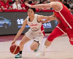 (SP)CHINA-SHAANXI-XI'AN-BASKETBALL-WOMEN-FRIENDLY-CHN VS JPN(CN)