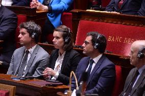 Volodymyr Zelensky at French Parliament - Paris