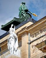Conservation treatment on the Arc de Triomphe du Carrousel - Paris
