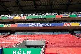 Press Preview Of Cologne Rhine Energy Stadium A Week Ahead Of UEFA Euro 2024