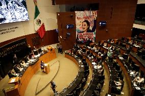 Legislative Session Of The Permanent Commission Of The Senate Of Mexico