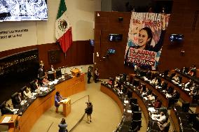 Legislative Session Of The Permanent Commission Of The Senate Of Mexico