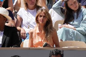 Celebrities In Stands During The 2024 French Open - Village Day Thirteen NB