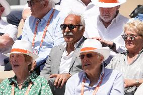 Celebrities In Stands During The 2024 French Open - Village Day Thirteen NB