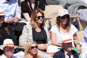 Celebrities In Stands During The 2024 French Open - Village Day Thirteen NB