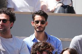 Celebrities In Stands During The 2024 French Open - Village Day Thirteen NB