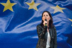 Last Rally For The Greens Party Before The Europa Election 2024 In Cologne