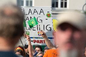 Last Rally For The Greens Party Before The Europa Election 2024 In Cologne