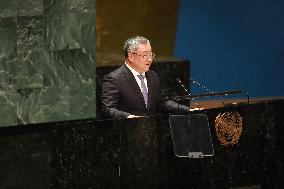UN-GENERAL ASSEMBLY-CHINA-PROPOSED RESOLUTION-INTERNATIONAL DAY FOR DIALOGUE AMONG CIVILIZATIONS-ADOPTION